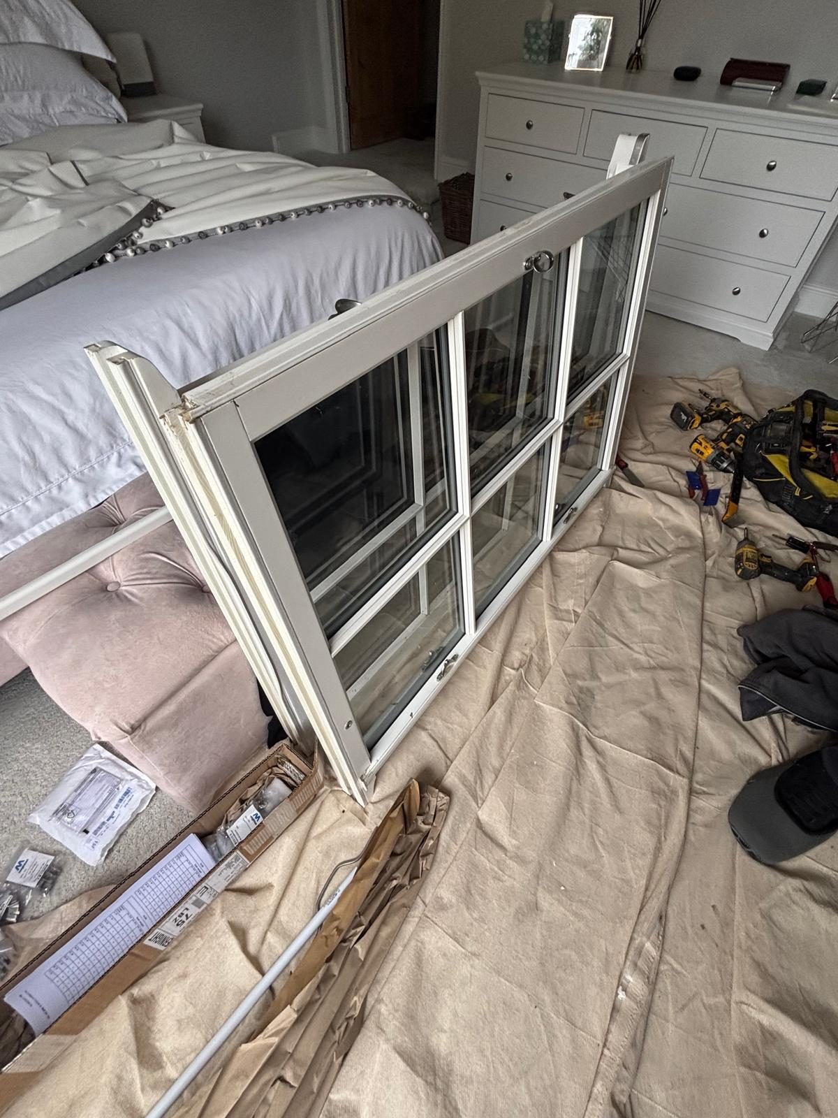 Recently completed door installation